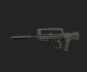 Pistol 3D Model 013