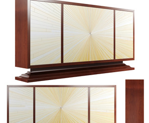 Art Deco Chest Sunburst Front