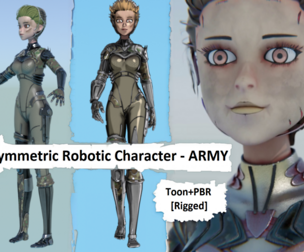 Asymmetric Robotic Character - ARMY