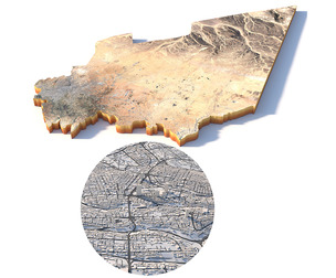 Amman Capital Terrain city  Jorden