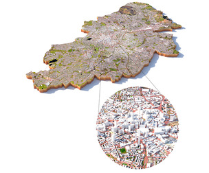 Birmingham Terrain city  United Kingdom