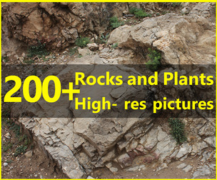 200+ High-resolution photos of Rocks - Vol. 01