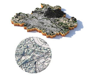 Dresden Terrain city  Germany