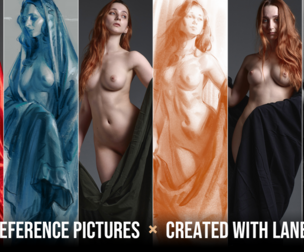 1400+ Classical Female Poses in Drapery With Lane Brown