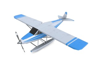 Floatplane-Low-poly