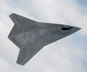 Fighter Aircraft-Low Poly
