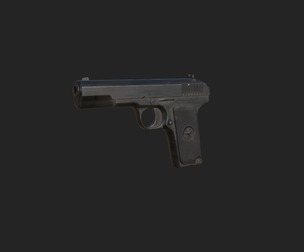 Pistol 3D Model 017