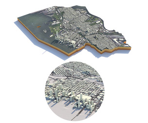 Jersey Terrain city Newark in New York