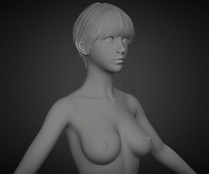 Beautiful Female Basemesh
