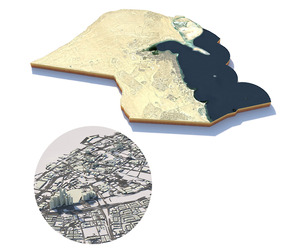 Kuwait Terrain city
