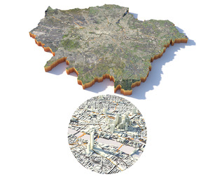 London Terrain city UK
