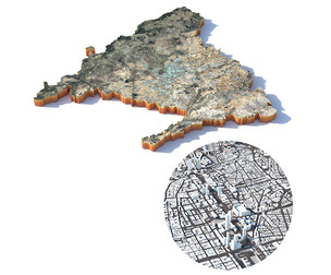 Madrid Terrain city Spain