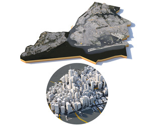 New York Terrain city USA