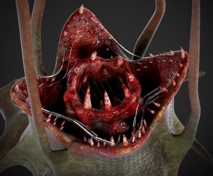 Harvester Alien-3D Model