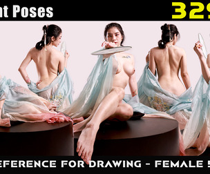 Ancient Poses | Drawing Reference - Female 57