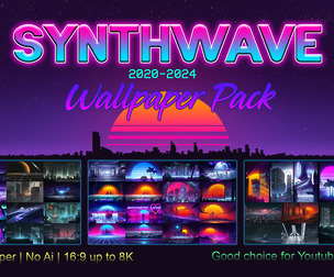 Synthwave Wallpaper Pack 2020-2024