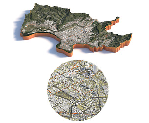 Taipei Terrain city Taiwan