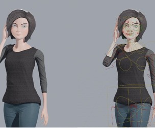 Misa-3d Model Full Rigged