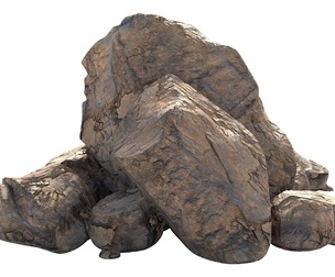 Sand rock pile