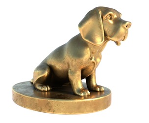 beagle  statue