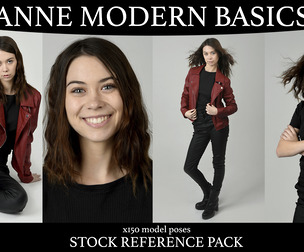Anne modern basics - stock model reference pack