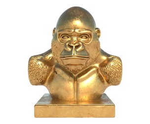 gorilla bust statue