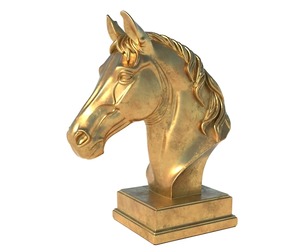 horse head bust statue