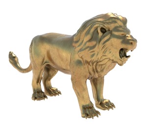 Lion statue statue
