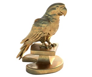 parrot statue