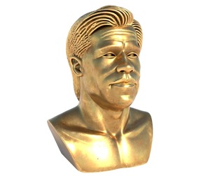 brad pitt statue