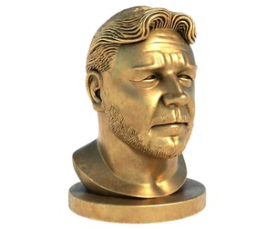 rusell statue