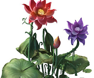 Game model - Hanging Garden - Xian Yun flowers 01