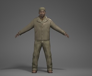 Man Character -B