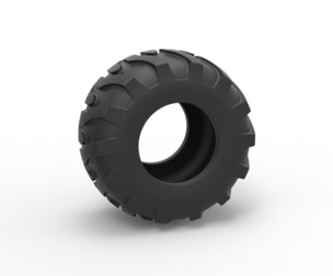 Tractor tire 36 Scale 1:25