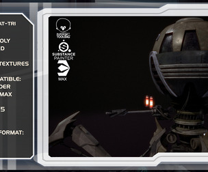 Combat tri droid