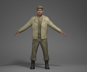 Man Character -C