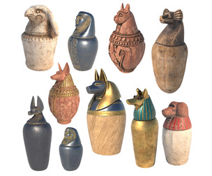 Egyptian jar collection