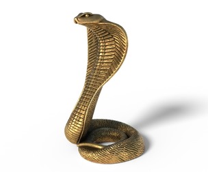 Egyptian snake statue