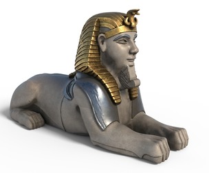 Sphinx statue