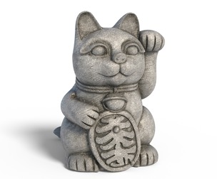 Lucky cat statue