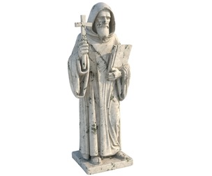 Saint Benedict statue