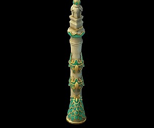 Game model - Hanging Garden - Cloud pillar 02