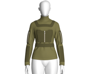Girls Fashion Jacket | Marvelous / Clo3d / obj / fbx