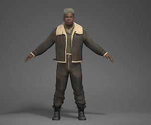 Man Character -D