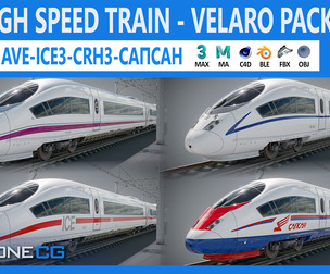 High Speed Train Siemens Velaro – PACK