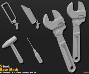 5 Tools | Base Mesh-VOL01