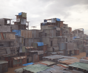 Shantytown modules Informal Settlement  assets