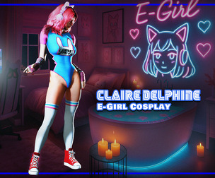 Claire Delphine - E-Girl Cosplay