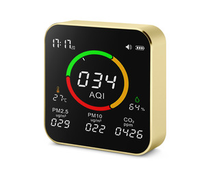 Air Quality Monitor Mockup PSD Template - Smart Home Device