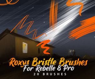 Roxy's Bristle Brushes for Rebelle 8 Pro